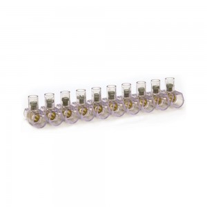 Morsetto unipolare 16 mm², confezione da 10 pezzi, per connessioni elettriche sicure e durature.