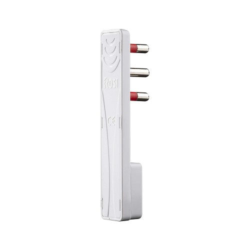 Spina extrapiatta 16A 2P+T bianca ultraflat | ROSI RS98118