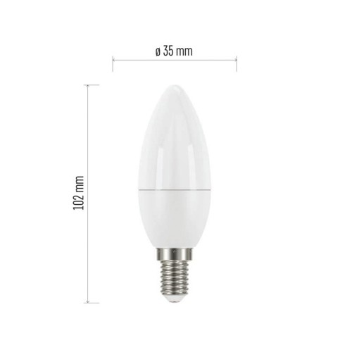 Lampadina LED E14 4.2W (40W) 4000K...