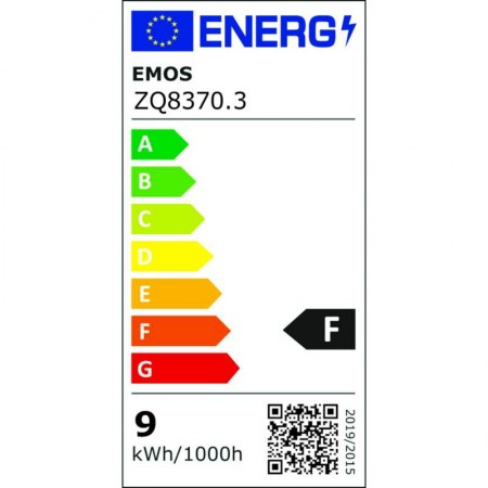SET 3 LAMPADINE LED GU10 8.4W 3000K 806LM EMOS ZQ8370.3