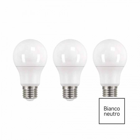 Pack 3 Lampadine LED 10.5W (75W) 4000k: Risparmio e Luminosità | Emos ZQ5151.3