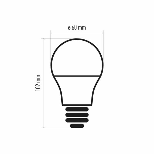 SET 3 LAMPADINE LED E27 8.5W (60W)...