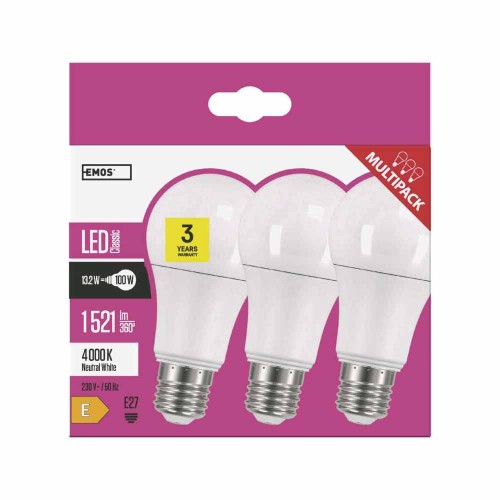 Pack 3 Lampadine LED 13.2W (100W)...