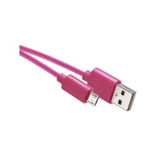 Cavo di Ricarica e Dati USB-A 2.0 a Micro USB-B 2.0 1m - Rosa