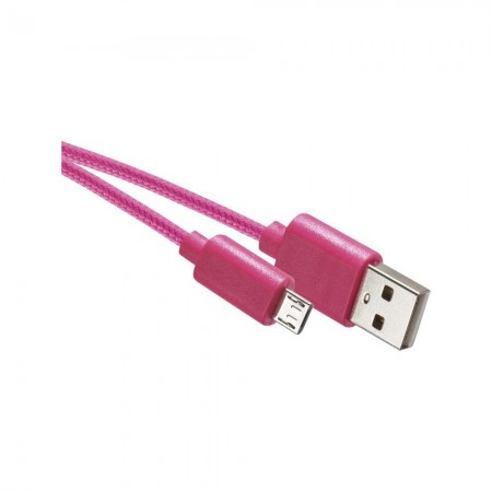 cavo usb-a a micro usb-b 1m rosa cavo micro usb rosa emos sm7006p