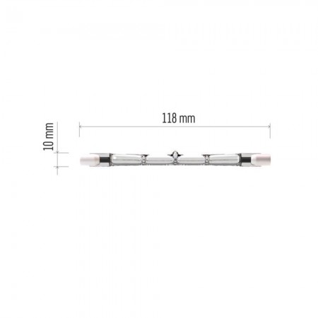 Lampadina Lineare Eco Alogena R7S 140W (190W) Dimmerabile