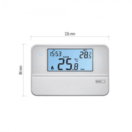 Cronotermostato Controllo Temperatura Efficiente  - OpenTherm | Emos P5606T