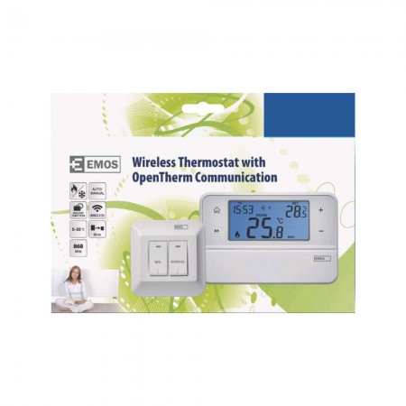 Cronotermostato Wireless P5616OT - Controllo Clima Intelligente | Emos P5616OT