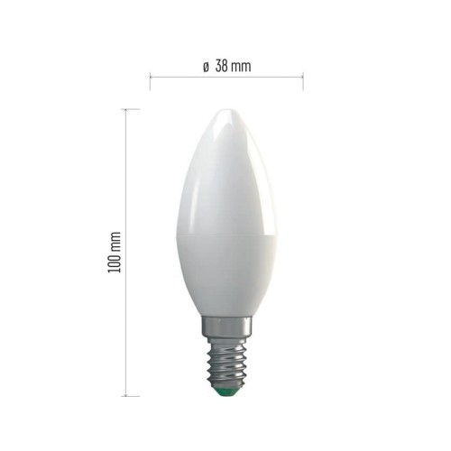 LAMPADINA LED OLIVA 4.1W (32W) E14...