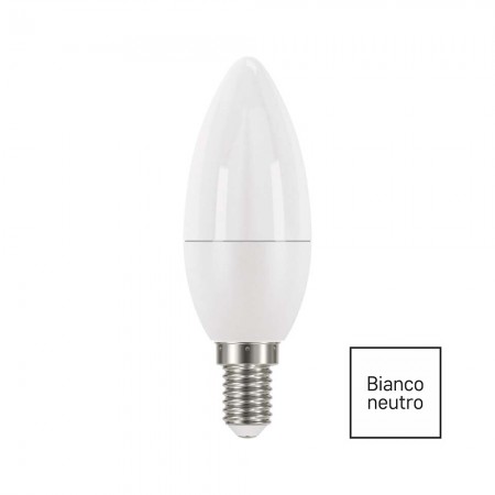 LAMPADINA LED OLIVA 4.1W (32W) E14 4000K 350LM EMOS ZQ3211