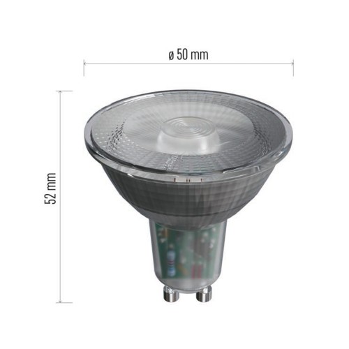 Lampadina LED GU10 4,2W (35W) 6500k -...