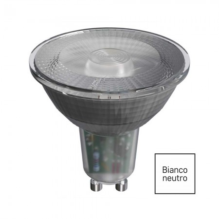 Lampadina LED GU10 4,2W (35W) 4000k - 3 Anni Garanzia | EMOS ZQ8334