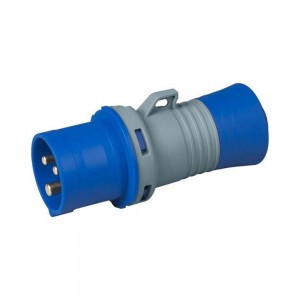 Spina mobile industriale 2P+T 32A 220V IP44 ROSI 9413 resistente a polvere e spruzzi per macchinari industriali e cantieri