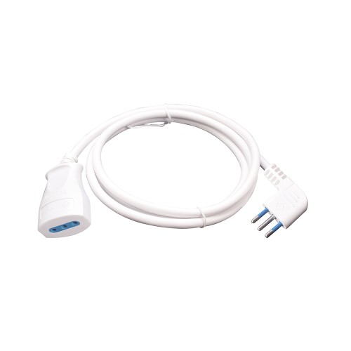 Prolunga Elettrica 3m 3x0.75 - Presa e Spina 10A | Colore Bianco