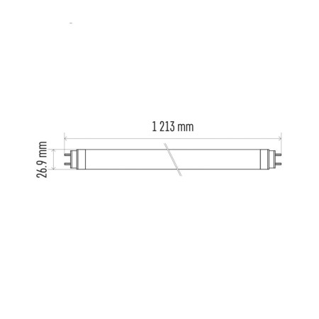 TUBO LED T8 14W 2100LM 6500K PROFI PLUS C/STARTER 120CM EMOS Z73226