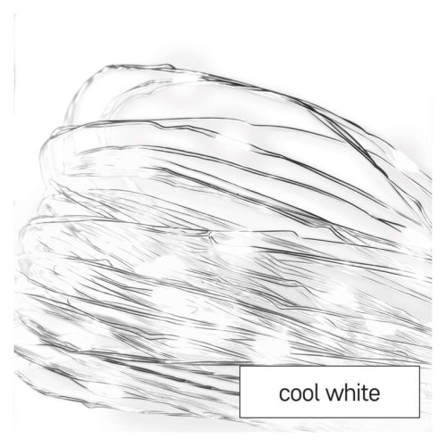 Catena LED Batteria Nano: 20 LED...