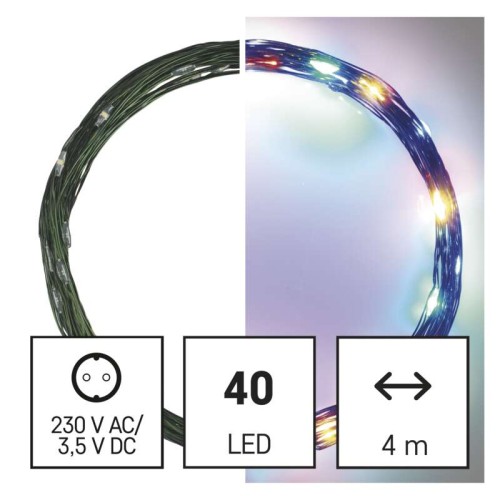 Catena LED Multicolor Nano: 40 LED,...