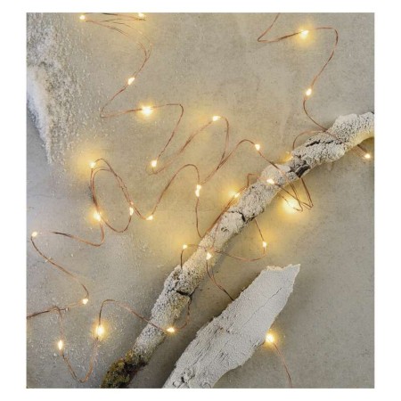 Catena NANO LED: 40 LED Caldi, Timer, 4mt, Esterno | Emos D3AW01