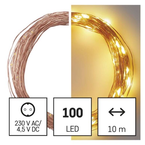 Catena NANO LED: 100 LED Caldi,...