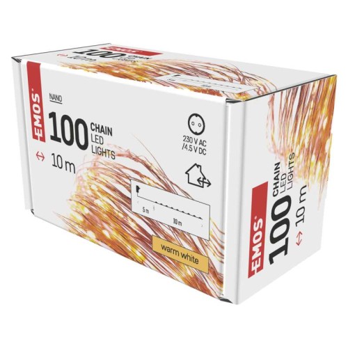Catena NANO LED: 100 LED Caldi,...