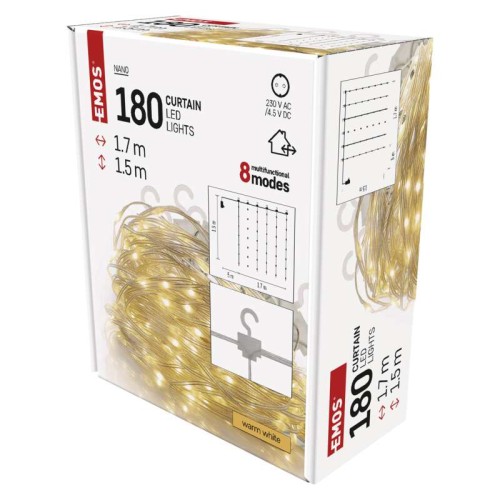 Tenda NANO LED 180 Luci Calde,...