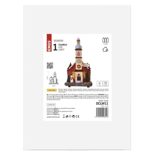 Chiesetta Natalizia LED a Batterie...