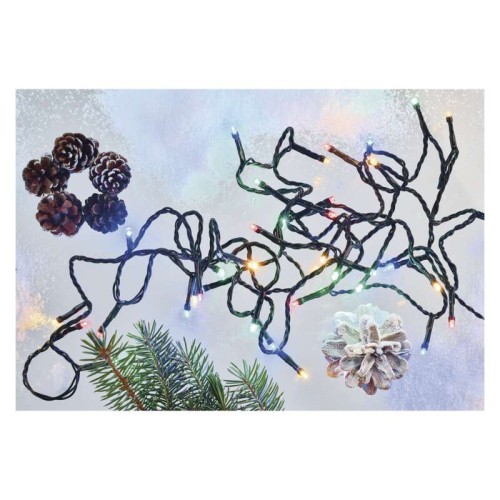 CATENA LUMINOSA 80 LED MULTICOLOR 8MT...