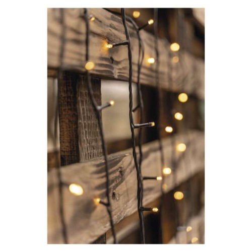 CATENA LUMINOSA 100 LED LUCE BIANCA...