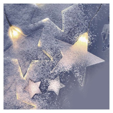 Tenda natalizia LED 8 Stelle Luci Calde, 45x84 cm, Interno Esterno | Emos DCGW02