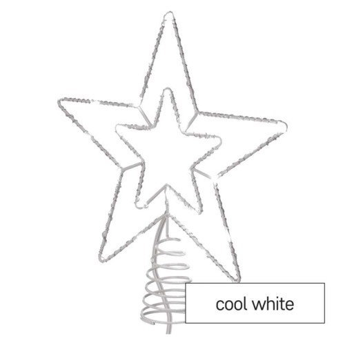 Stella di Natale LED h28.5cm Luce Fredda - Interni/Esterni, Alimentatore Escluso | EMOS D1ZC01