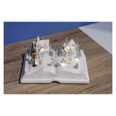 VILLAGGIO NATALIZIO LIBRO LED H12,5 CM A BATTERIE DA INTERNO