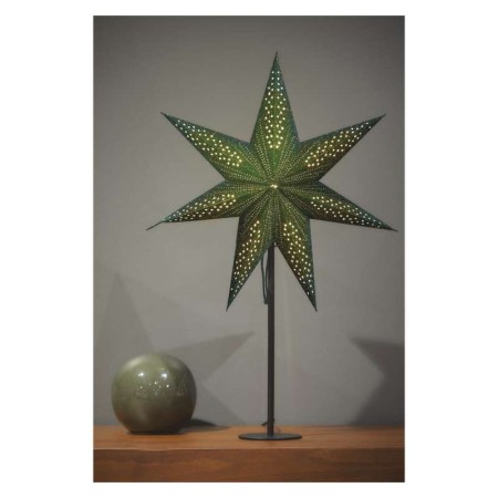 Stella di Natale Verde in Carta su Supporto - Illumina la Magia delle Feste | Emos DCAZ13
