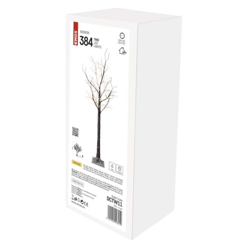 ALBERO 380 LED LUCE BIANCA CALDA H...