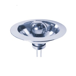 Lampadina alogena AR48 20W 12V, luce calda 2700K, fascio 8°, attacco GY4, dimmerabile
