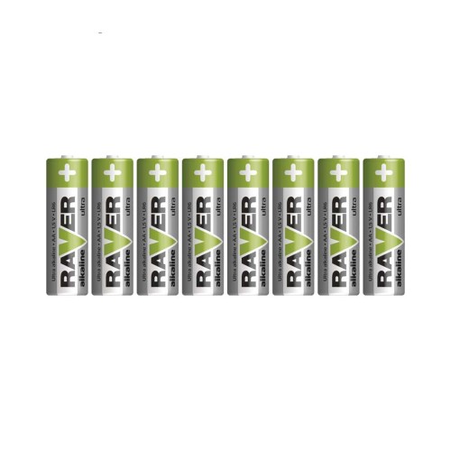 BATTERIA STILO ALCALINA 8PZ  LR6 (AA) RAVER - EMOS B79218