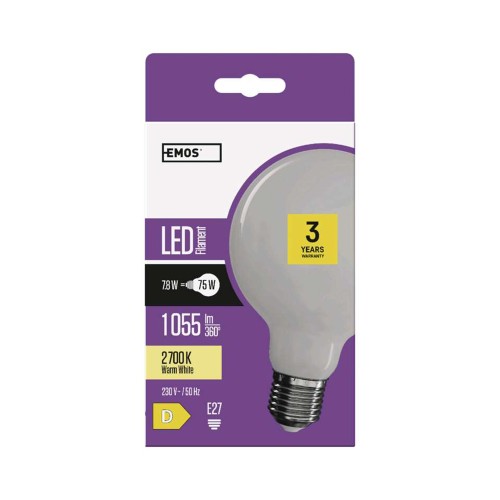 Globo LED filamento d.95 7.8 (75W)...