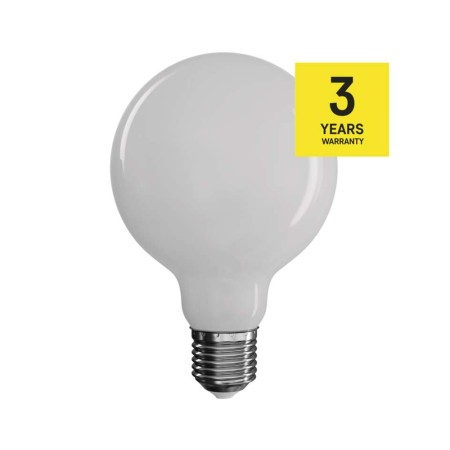 Globo LED filamento d.95 7.8 (75W) 2700K vetro opale | Emos ZF2150
