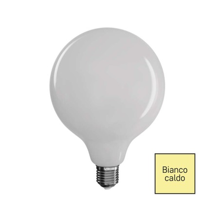 Globo LED filamento d.125 11W (100W) 2700K vetro opale |  Emos ZF2160