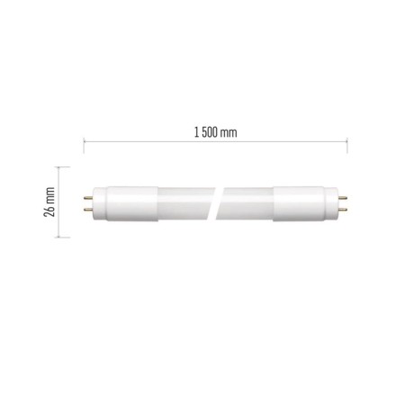 TUBO LED T8 24W 2400LM IN VETRO 6500K 150CM EMOS Z73134