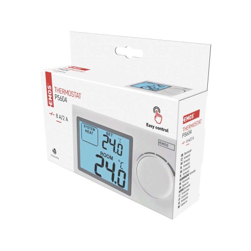 Termostato Caldaia Semplice Display...