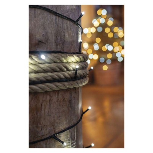 CATENA LUMINOSA 100 LED LUCE FREDDA...