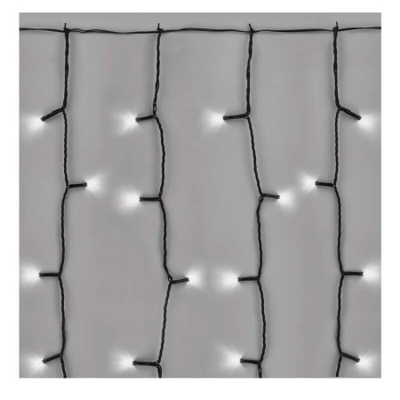 TENDA LUMINOSA 100 LED LUCE FREDDA H 2MT X 1MT CONNECT SYSTEM INTERNO ESTERNO EMOS D1AC01