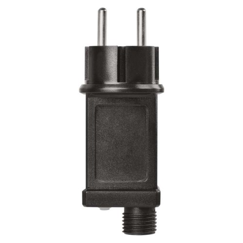Alimentatore per luci natalizie CONNECT SYSTEM  STANDARD & PROFI nero con timer IP44 Emos D1ZB05