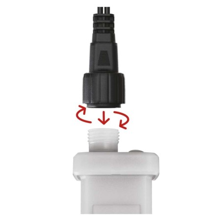 Alimentatore per luci natalizie CONNECT SYSTEM serie STANDARD & PROFI bianco c/teleconado IP44 EMOS D1ZW02