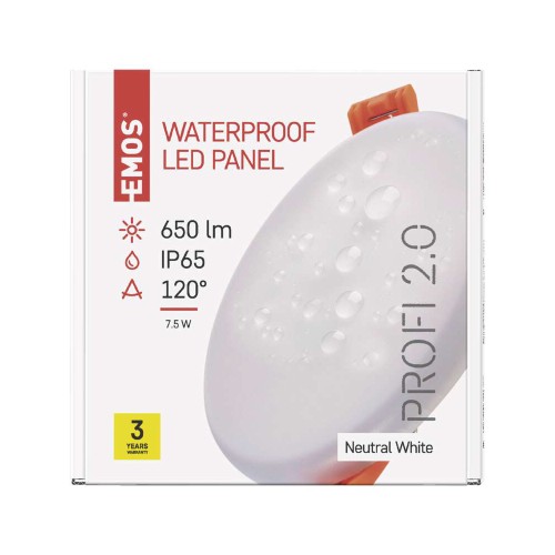 Pannello LED Rotondo Incasso Stagno...