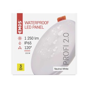 Pannello LED Rotondo Incasso Stagno 13.5W 4000K IP65 | EMOS ZV1142 2