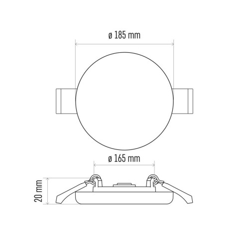 Pannello LED Rotondo da Incasso...