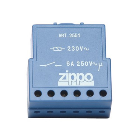Relè ad Impulsi 2 Contatti, 2 Impulsi, 6A, 250V, Binari per Condensatore | Zippo 2552