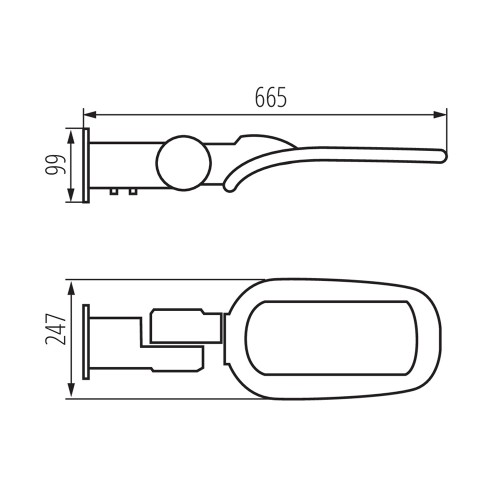 ARMATURA STRADALE LED 150W 19500LM...