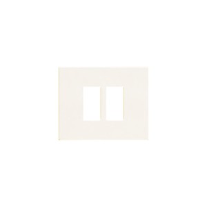 Placca quadrata 2 fori in...